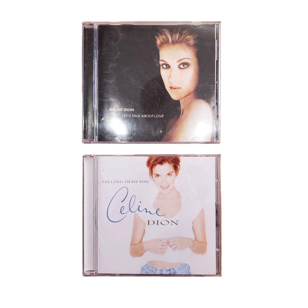 Celine‎ Dion CDs Falling Into You & Let's Talk About Love Bundle Of 2 Music